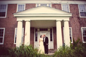 Chad & Rachel Day-After Sepia, Back of House